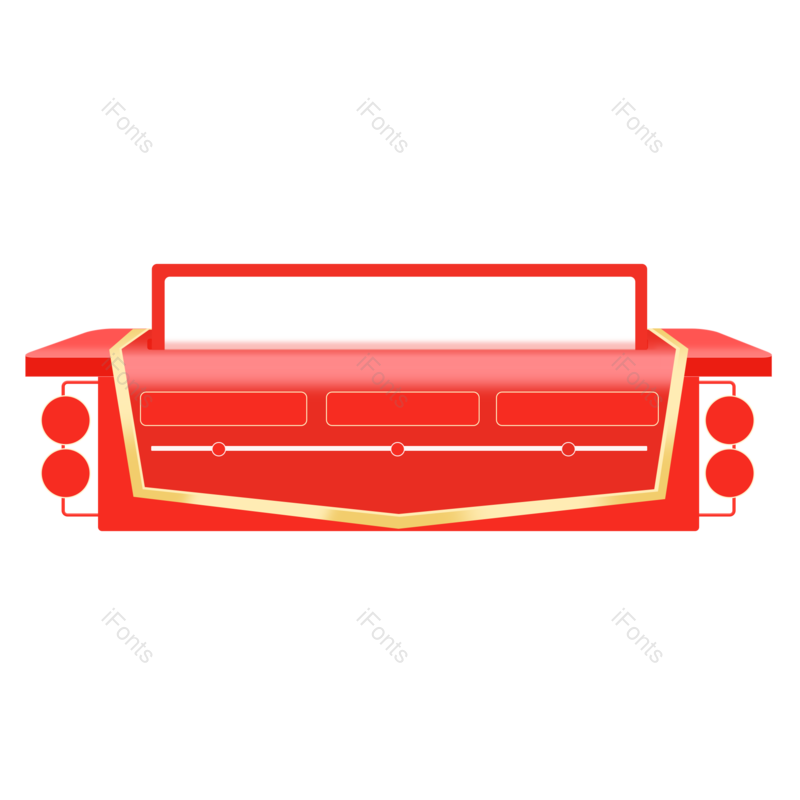 618图片,标题素材元素,促销边框PNG,红色背景免抠素材